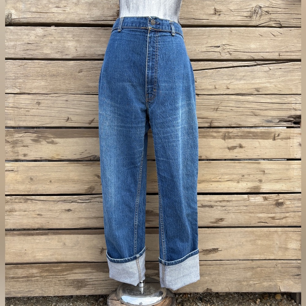 Lee High Waisted Blue Jeans (34)